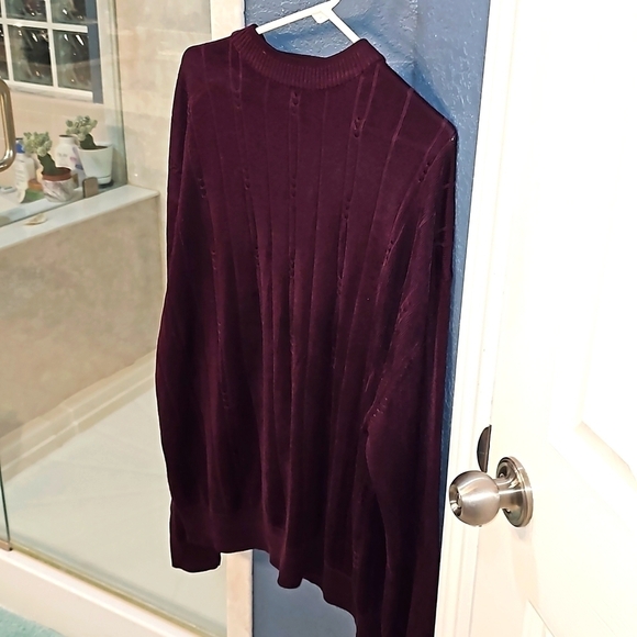 Pronto-Uomo Mens Maroon Pullover XL  excellent condition - Picture 7 of 7